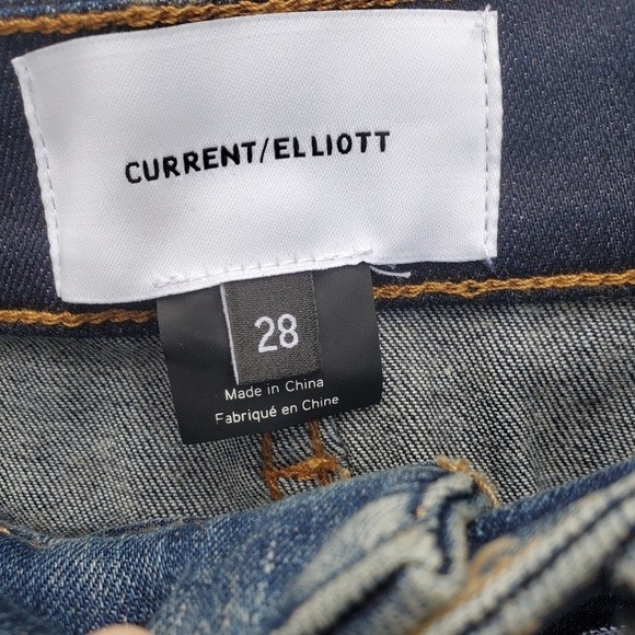 NWT Current/Elliott The Mashed Mini Denim Skirt - Picture 14 of 15